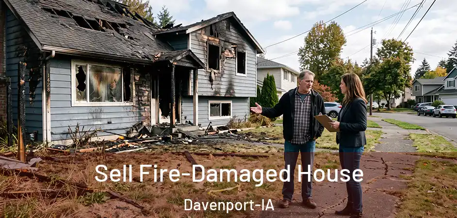 Sell Fire-Damaged House Davenport-IA