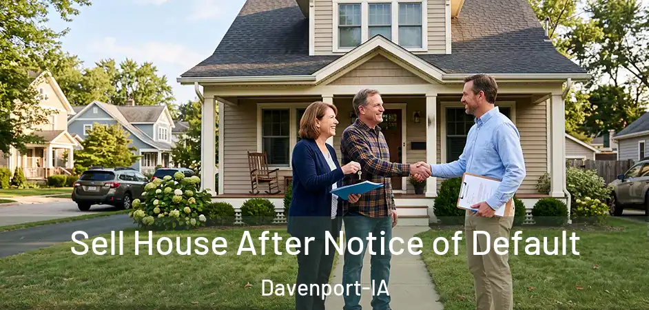  Sell House After Notice of Default Davenport-IA