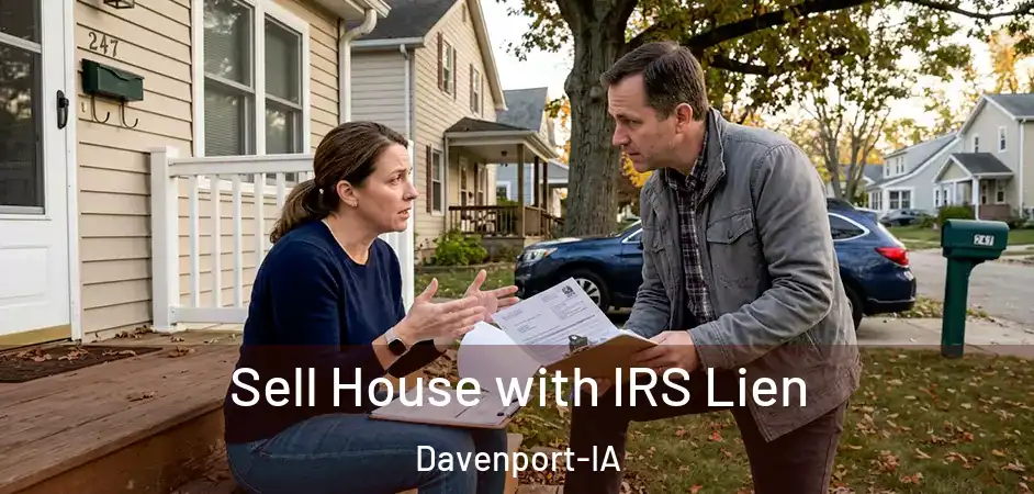  Sell House with IRS Lien Davenport-IA