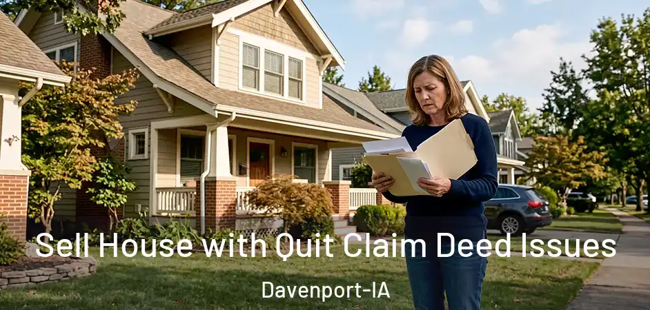  Sell House with Quit Claim Deed Issues Davenport-IA