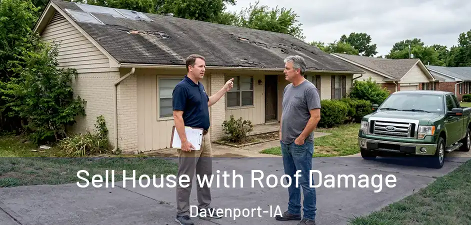 Sell House with Roof Damage Davenport-IA