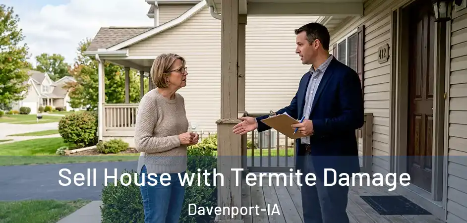Sell House with Termite Damage Davenport-IA