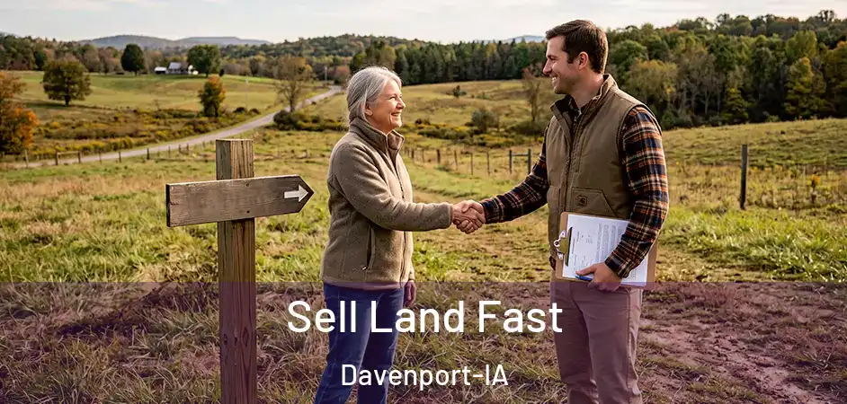 Sell Land Fast Davenport-IA