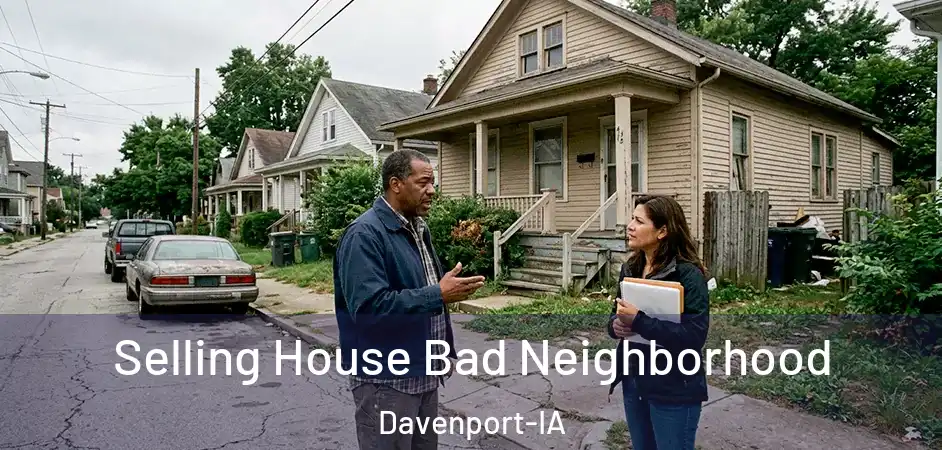 Selling House Bad Neighborhood Davenport-IA